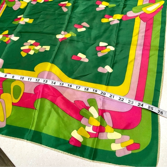 MADE IN JAPAN scarf/wrap w retro YTK midcentury boho vibe - Picture 11 of 16